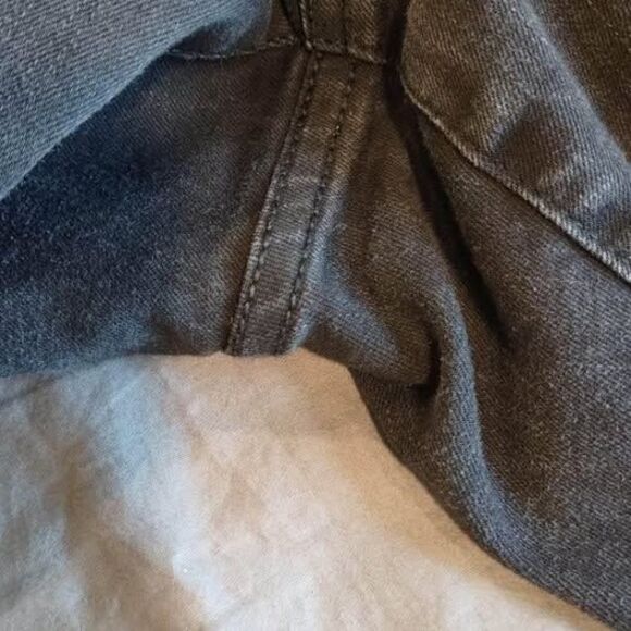 3X Jeans Capri 26W AVA & VIV Black 26” Inseam Elastic Waist Pull On C5256 - Picture 3 of 6